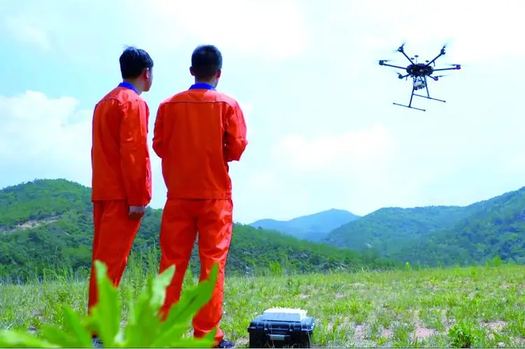 江汉石油管理局无人机倾斜摄影巡检拍摄